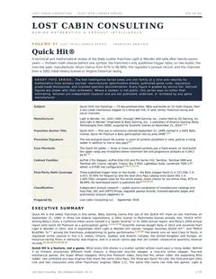 Quick Hit, page 1