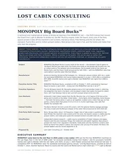MONOPOLY Big Board Bucks, page 1