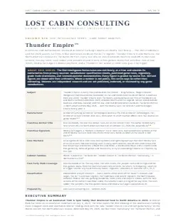 Thunder Empire, page 1